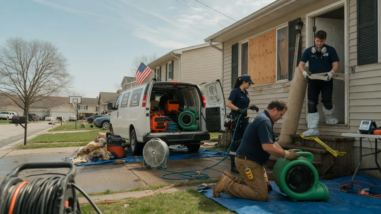 Water Damage Restoration in Carmichaels, PA near me